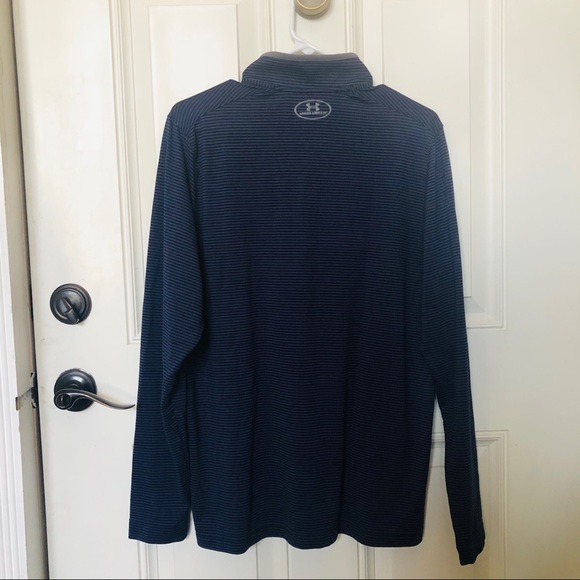 Under Armour Men’s Longsleeves Blue Stripes Medium - Picture 7 of 8